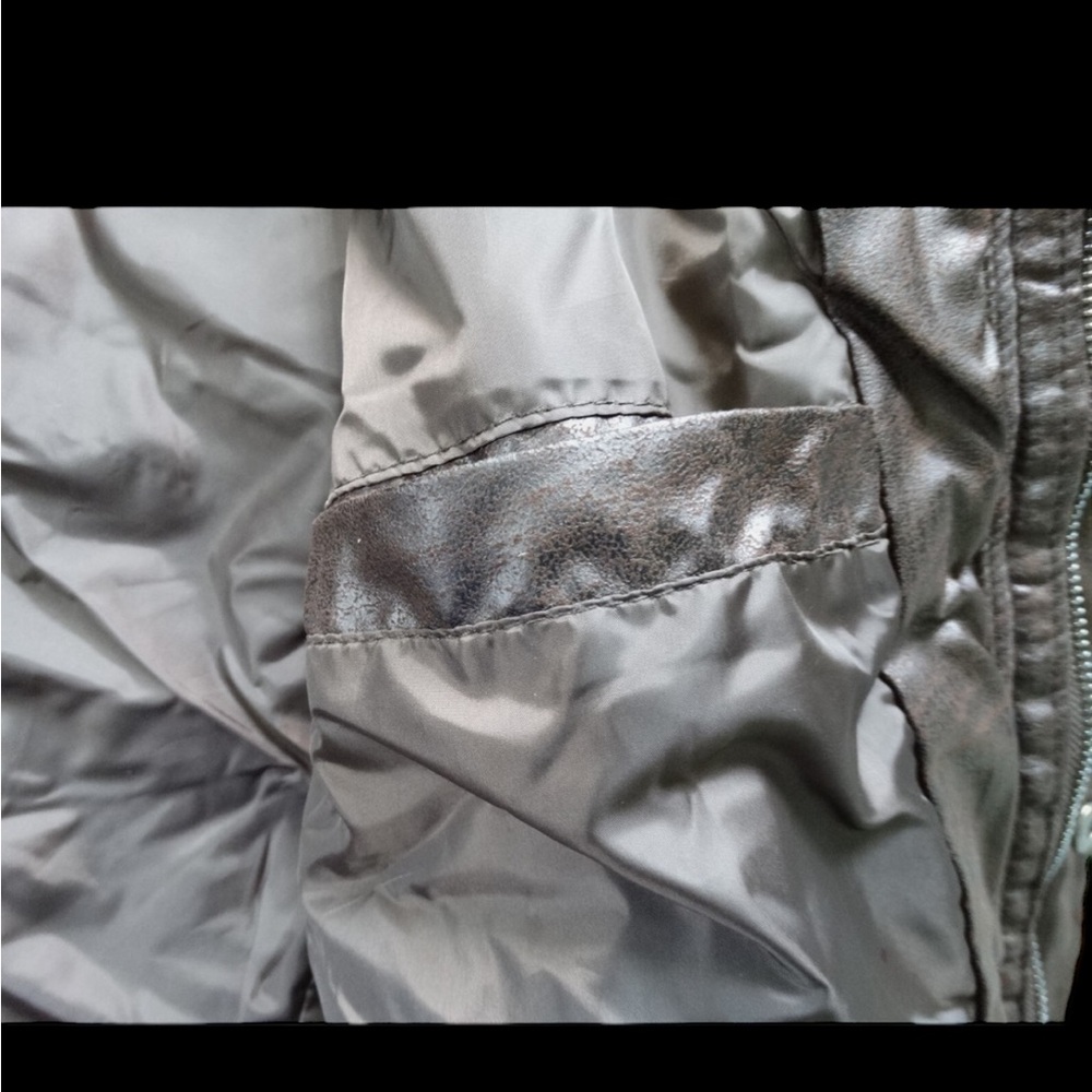 NWT Yellowstone Dutton Ranch faux leather Jacket Corduroy Collar size XL B310 - Picture 9 of 10